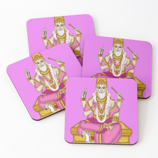 Item preview, Shukra Dev Digital Artwork | Lord Venus in Indian Astrology Illustration designed and sold by Harshit_Digital_Arts.
