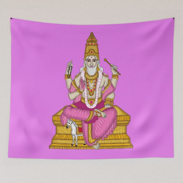 Item preview, Shukra Dev Digital Artwork | Lord Venus in Indian Astrology Illustration designed and sold by Harshit_Digital_Arts.