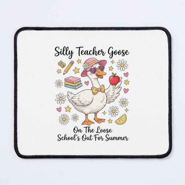 Item preview, Silly Teacher Goose On The Loose Shirt, Cute Teacher Summer Tee, Funny Goose Teacher Graphic, School’s Out For Summer Shirt, Teacher Gift designed and sold by MS Pod Studio.