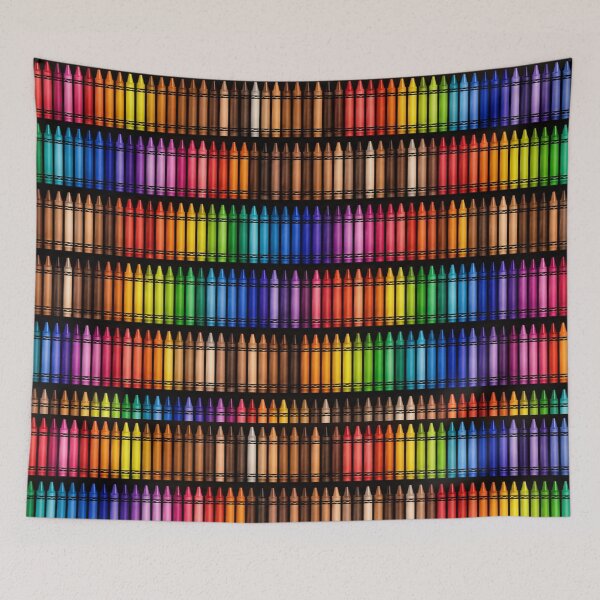Item preview, Colors of the World - Crayon Diversity Pattern designed and sold by Drawn-Measured.