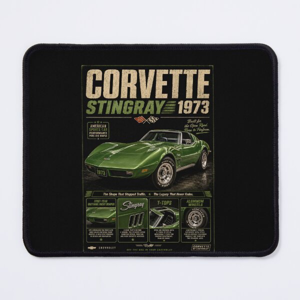 Item preview, 1973 Corvette Stingray First Urethane Bumper Classic Sports Car Art designed and sold by TheArtOfCar.