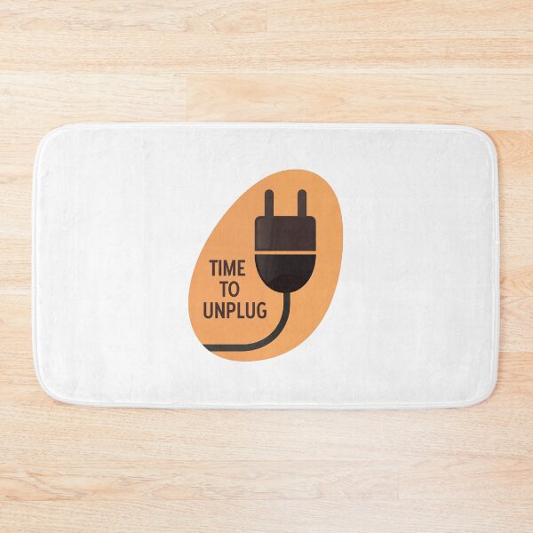 Item preview, Time To Unplug Electrical Plug Dark Minimalist Screen-Free Living designed and sold by FWLKIT.