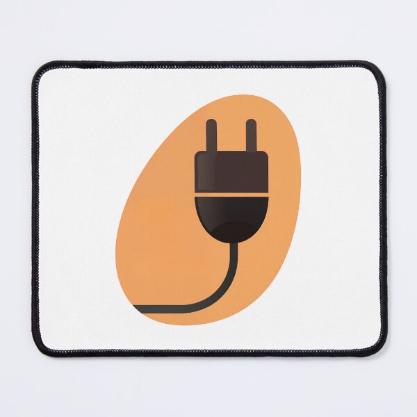 Item preview, Two-Prong Cord On Warm Amber Bold Minimal Electric Power designed and sold by FWLKIT.