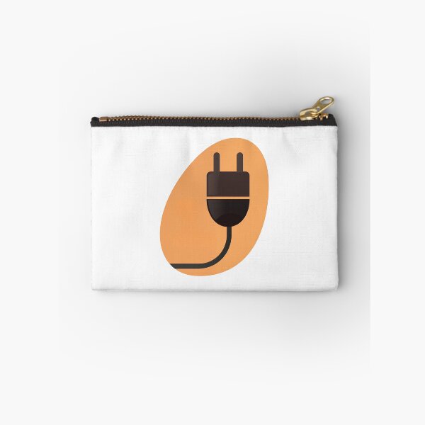 Item preview, Two-Prong Cord On Warm Amber Bold Minimal Electric Power designed and sold by FWLKIT.