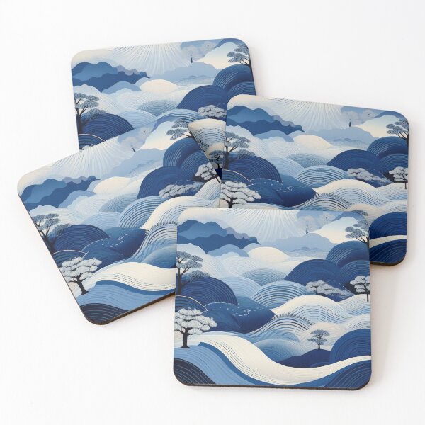 Item preview, Great Blue Mountains & Hills designed and sold by WeaveSphere.