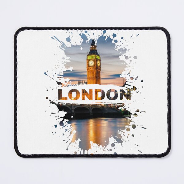 Item preview, London Big Ben Skyline Splash Art designed and sold by FMSeamlessArt.