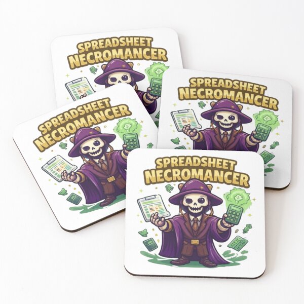 Item preview, Funny Spreadsheet Necromancer Accounting Excel Humor designed and sold by Northern Glow Art.
