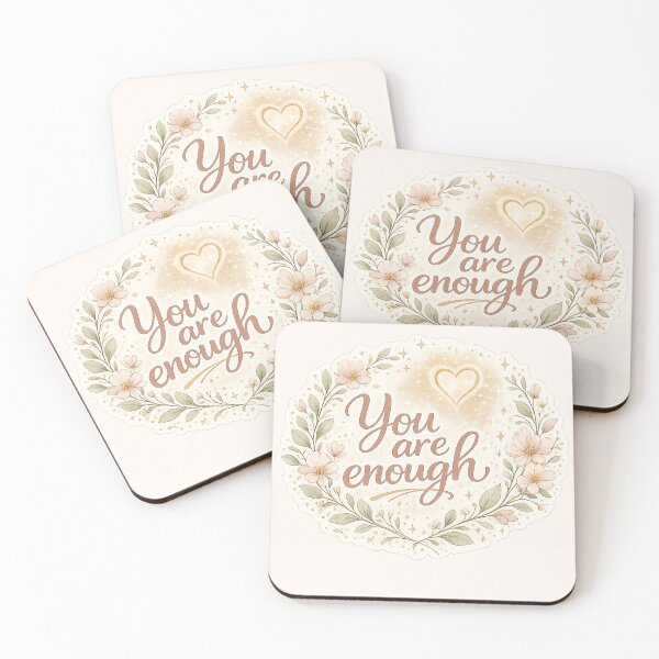 Item preview, You Are Enough Healing Sticker designed and sold by hutofdesigns.