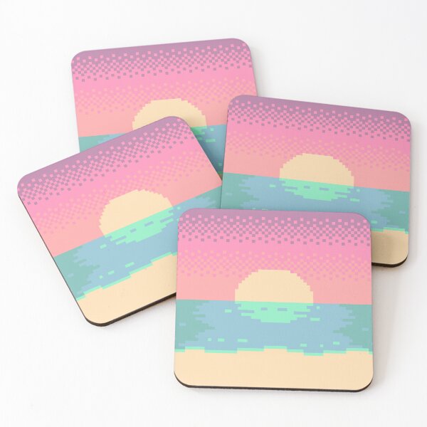 Item preview, Pixel Sunset Beach designed and sold by rafagars.
