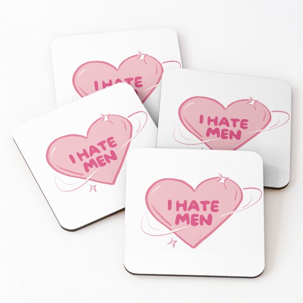 Item preview, I Hate Men Heart designed and sold by caramelrts.