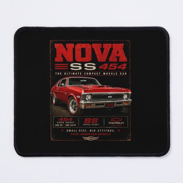 Item preview, 1970 Nova SS 454 Ultimate Compact Muscle Car Classic Vintage Art designed and sold by TheArtOfCar.