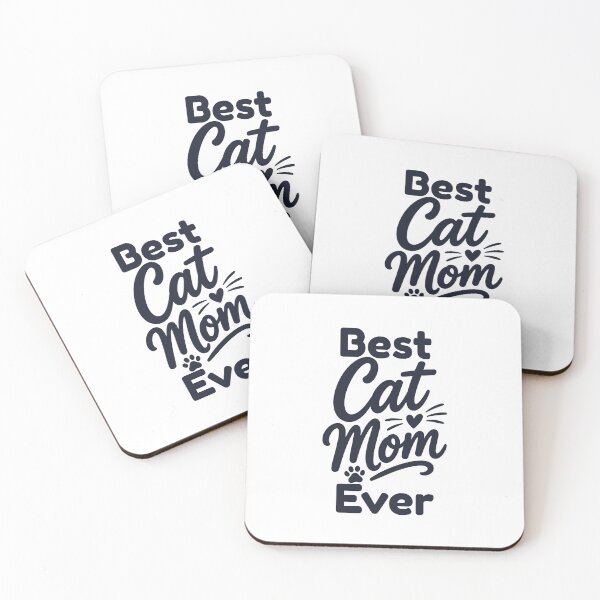 Item preview, Best Cat Mom Ever designed and sold by LuveraxArt.
