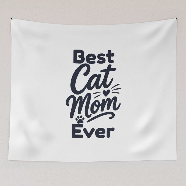 Item preview, Best Cat Mom Ever designed and sold by LuveraxArt.