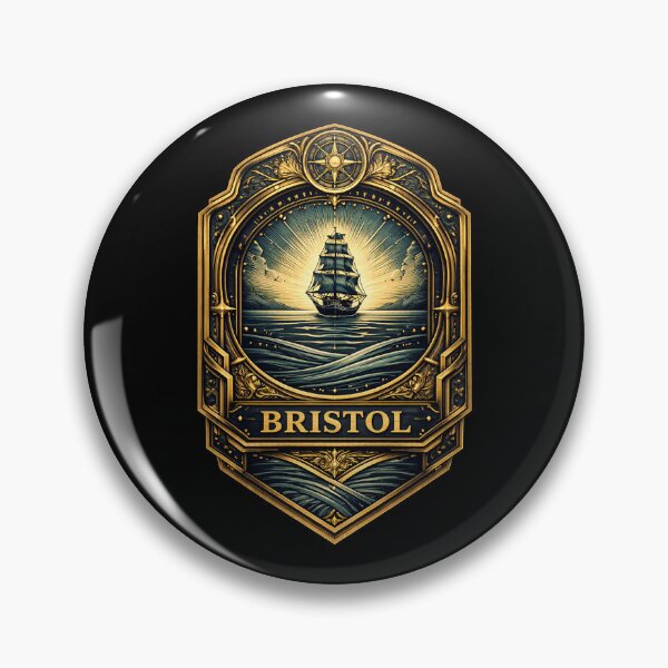 Item preview, deco style bristol badge designed and sold by astriebatik.