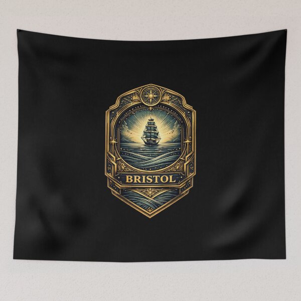 Item preview, deco style bristol badge designed and sold by astriebatik.