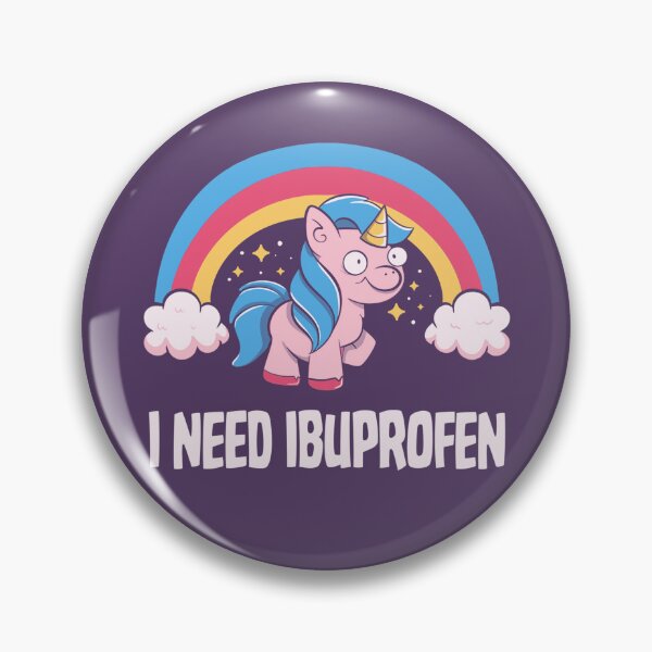 Item preview, I Need Ibuprofen Unicorn designed and sold by Tobe Fonseca®.