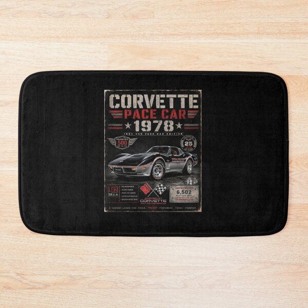 Item preview, 1978 Corvette Indy 500 Pace Car Edition Silver Black Classic Art designed and sold by TheArtOfCar.