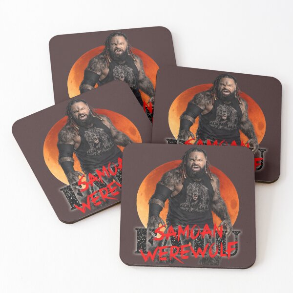 Item preview, Jacob Fatu "Samoan Werewolf" designed and sold by handfuloftights.