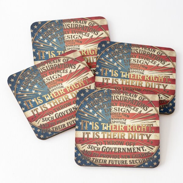 Item preview, Liberty Heritage // "Duty & Right" [Stars and Stripes Edition] designed and sold by CleverCulture.