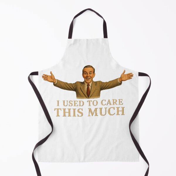 Item preview, I Used To Care This Much - Funny Sarcastic Humor designed and sold by Drawn-Measured.