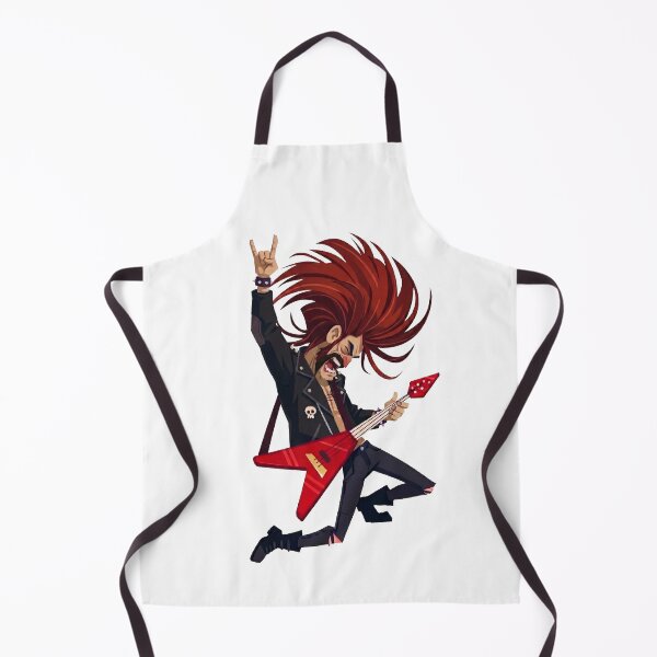 Item preview, Heavy Metal Rocker Guitarist Cartoon designed and sold by IYI.