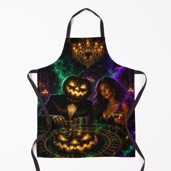 Item preview, Headless Horseman Neon Roulette Scene – Gothic Fantasy Casino Art designed and sold by TheHorsemanRidesAgain.