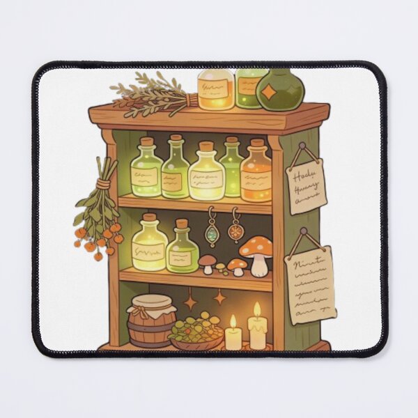 Item preview, Cozy Fantasy Potion Shelf designed and sold by Nova Supply Co..