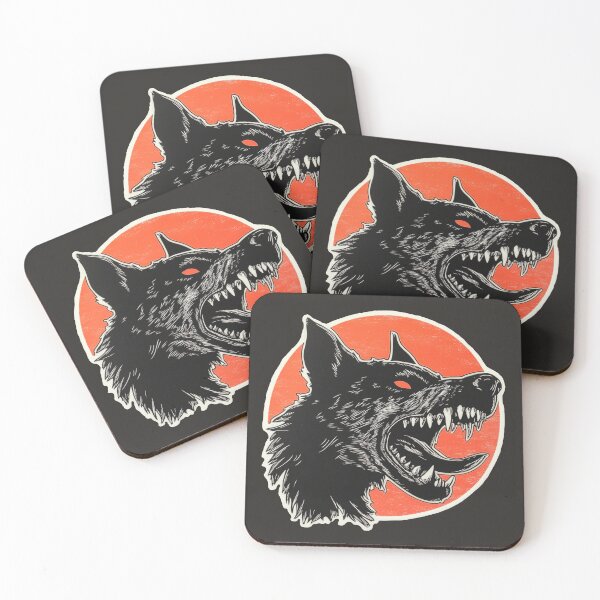 Item preview, black dog at sundown designed and sold by HauntedEmporium.
