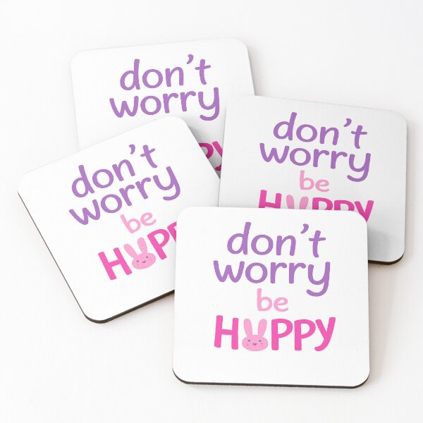 Item preview, Don’t Worry Be Hoppy Bunny Tee designed and sold by gahteeriffico.