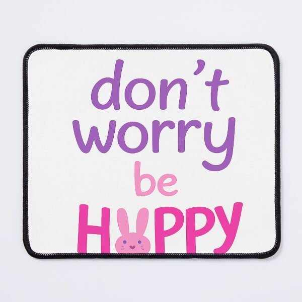 Item preview, Don’t Worry Be Hoppy Bunny Tee designed and sold by gahteeriffico.