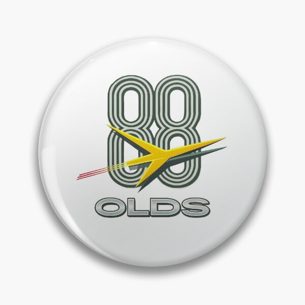 Item preview, Vintage Olds 88 Rocket V8 Badge Art, American Classic Cars, Olds 88 designed and sold by classic car craze.