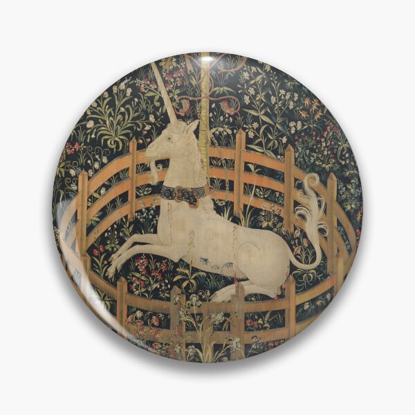 Item preview, The Unicorn Rests in a Garden (from the Unicorn Tapestries) designed and sold by rhodeyart.