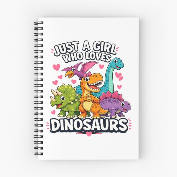 Item preview, Just a Girl Who Loves Dinosaurs Cute Dino Lover Girls Kids designed and sold by Zizo-DR44.