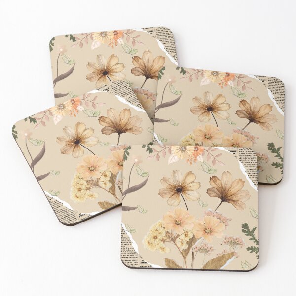 Item preview, Vintage Moody Floral Junk Journal Collage designed and sold by FMSeamlessArt.
