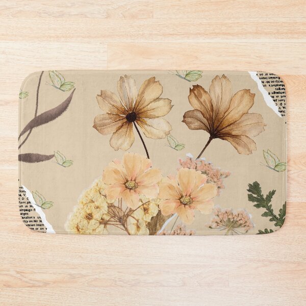 Item preview, Vintage Moody Floral Junk Journal Collage designed and sold by FMSeamlessArt.
