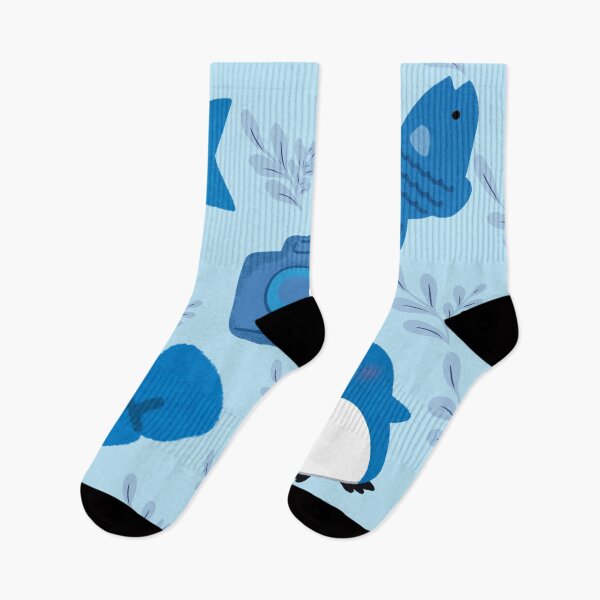 Artikelvorschau, Nahtloses Muster mit kühlem Pinguin und blauer Meeresfauna entworfen und verkauft von FMSeamlessArt.