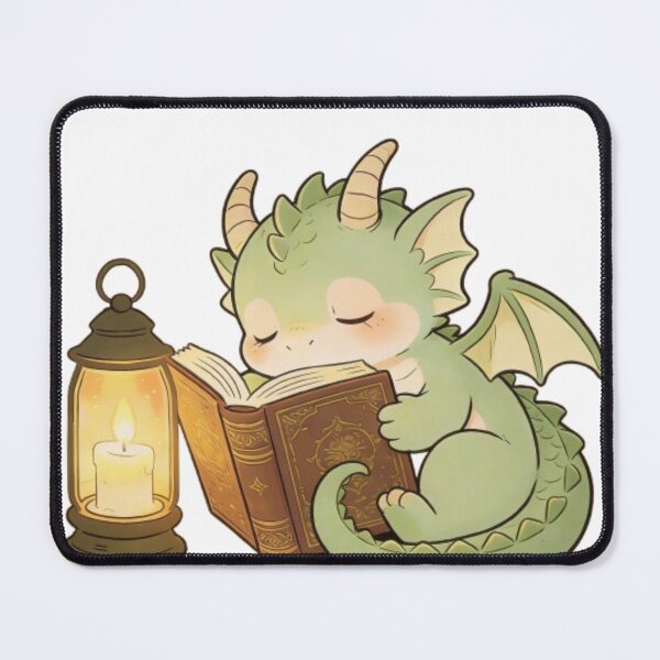Artikelvorschau, Sleepy Dragon liest Buch entworfen und verkauft von Nova Supply Co..