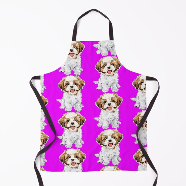 Item preview, Realistic Malshi Puppy Sticker | Cute Maltese Shih Tzu Mix Portrait 003 designed and sold by TheTodayTribe.