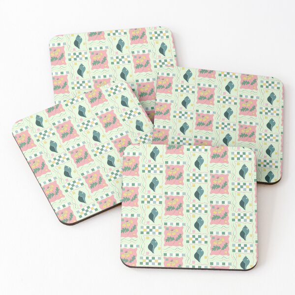Item preview, Vintage Tropical Postage Stamp Pattern designed and sold by auran14.