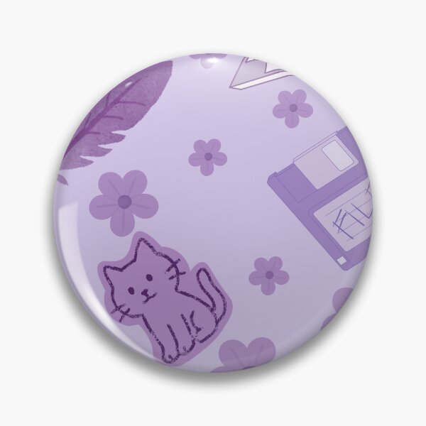 Item preview, Purple Y2K Cute Tech Pattern designed and sold by FMSeamlessArt.