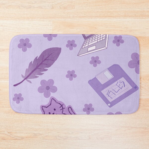 Item preview, Purple Y2K Cute Tech Pattern designed and sold by FMSeamlessArt.