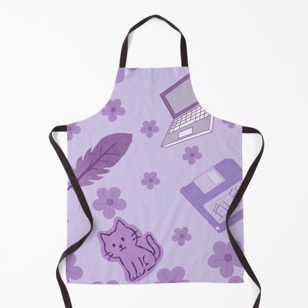 Item preview, Purple Y2K Cute Tech Pattern designed and sold by FMSeamlessArt.