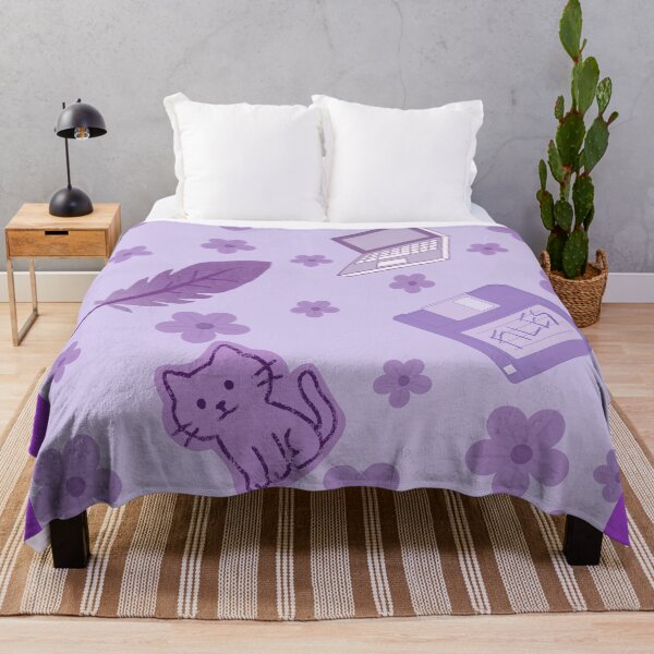 Item preview, Purple Y2K Cute Tech Pattern designed and sold by FMSeamlessArt.