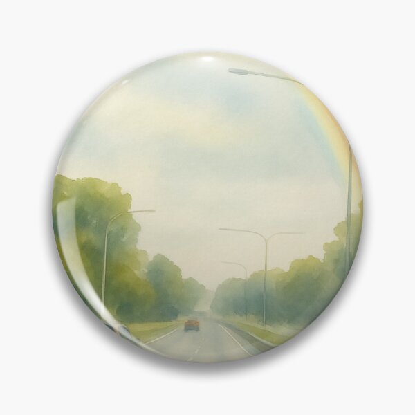 Item preview, Brisbane Highway Rainbow Watercolour Art Print designed and sold by Whalley02.
