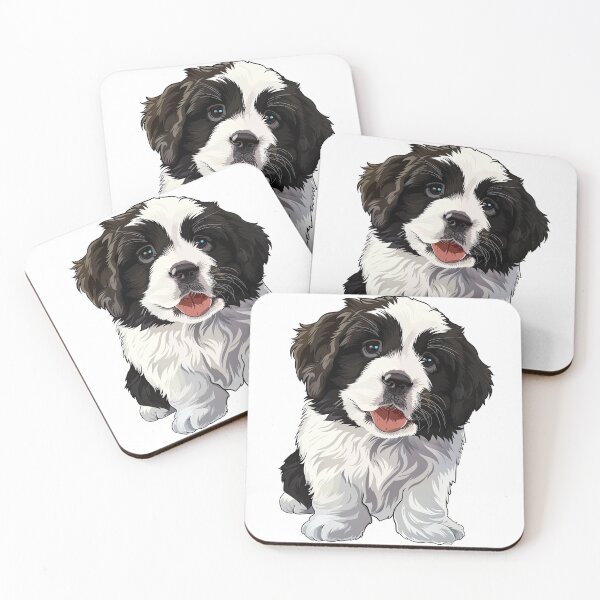 Item preview, Realistic Malshi Puppy Sticker | Cute Maltese Shih Tzu Mix Portrait 004 designed and sold by TheTodayTribe.