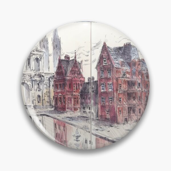Item preview, Rainy University Of Oulu bCity Perspective designed and sold by Ivonagarden.