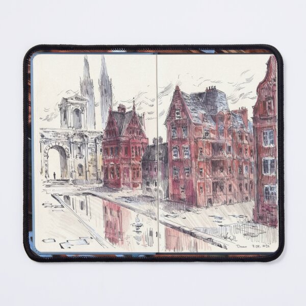 Item preview, Rainy University Of Oulu bCity Perspective designed and sold by Ivonagarden.
