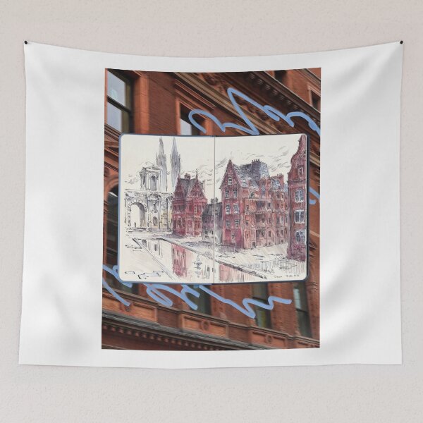 Item preview, Rainy University Of Oulu bCity Perspective designed and sold by Ivonagarden.