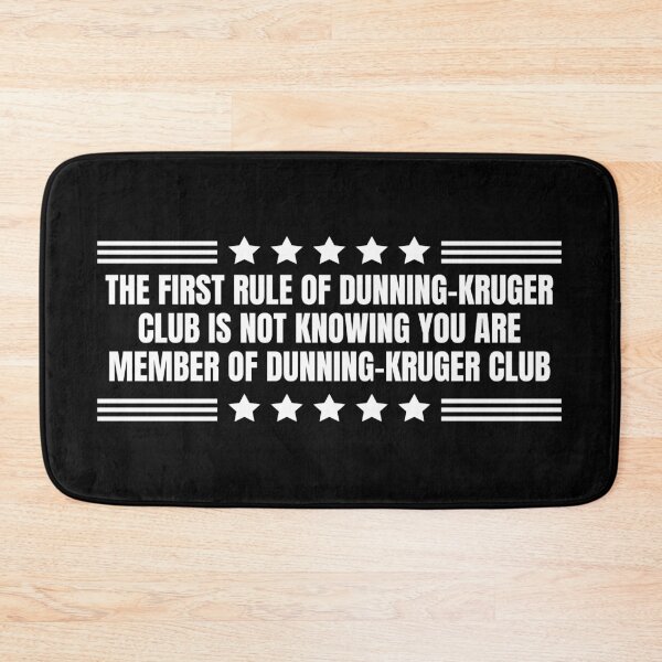 Item preview, Dunning-Kruger Club designed and sold by Dondonmart.