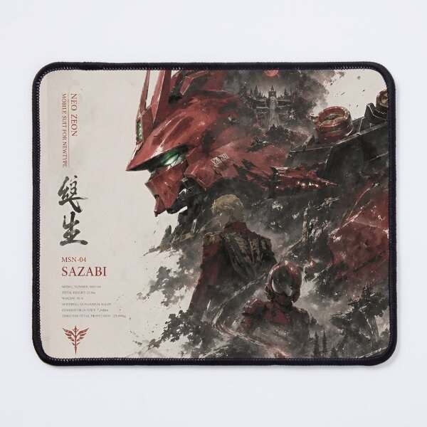 Item preview, MSN-04 Sazabi Gundam Art – Char Aznable Neo Zeon Mecha Anime Watercolor Illustration designed and sold by Dyan4.